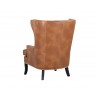Royalton Lounge Chair - Tobacco Tan - Back Angle