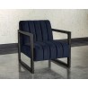 Sunpan Joaquin Lounge Chair In Metropolis Blue - Lifestyle