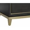 Sunpan Roman Nightstand - Leg Close-Up - Sunpan Roman Nightstand - Leg Close-Up