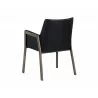 Bernadette Dining Armchair - Bravo Black - Back Angle - Bernadette Dining Armchair - Bravo Black - Back Angle