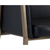 Bernadette Dining Armchair - Bravo Black - Seat Close-up