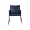 Bernadette Dining Armchair - Bravo Admiral - Front View