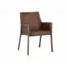 Bernadette Dining Armchair - Bravo Cognac - Angled  - Bernadette Dining Armchair - Bravo Cognac - Angled 