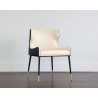 Gianni Dining Chair - Dillon Cream / Dillon Thunder - Lifestyle
