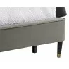 Yosi Bed - King - Antonio Charcoal - Leg Close-up - Yosi Bed - King - Antonio Charcoal - Leg Close-up