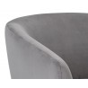 Treviso Swivel Lounge Chair - Antonio Charcoal - Seat Close-Up