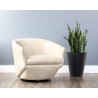 Treviso Swivel Lounge Chair - Bravo Cream - Lifestyle