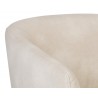 Treviso Swivel Lounge Chair - Bravo Cream - Seat Back