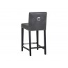 Brooke Counter Stool - Bravo Portabella/Ivory, Back A ngle