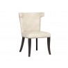SUNPAN Murry Dining Chair - Bravo Cream/Coal Black/Havana Dark Brown/Overcast Grey, Angled View