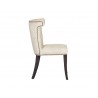 SUNPAN Murry Dining Chair - Bravo Cream/Coal Black/Havana Dark Brown/Overcast Grey, Side Angle