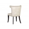 SUNPAN Murry Dining Chair - Bravo Cream/Coal Black/Havana Dark Brown/Overcast Grey, Back Angle