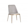 Dover Dining Chair - Napa Stone / Polo Club Stone - Angled