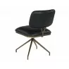 Virtu Swivel Dining Chair - Bravo Black - Back Angle - Virtu Swivel Dining Chair - Bravo Black - Back Angle