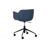 Owen Office Chair - Dillon Cream / Dillon Thunder - Back Angle