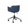 Owen Office Chair - Dillon Cream / Dillon Thunder - Back Angle - Owen Office Chair - Dillon Cream / Dillon Thunder - Back Angle