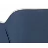 Owen Office Chair - Dillon Cream / Dillon Thunder - Back Angle - Owen Office Chair - Dillon Cream / Dillon Thunder - Back Angle