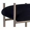 Rylan Dining Armchair - Abbington Black/Abbington Navy/Dillon Cream, Closeup View 2 - Rylan Dining Armchair - Abbington Black/Abbington Navy/Dillon Cream, Closeup View 2