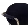 Rylan Dining Armchair - Abbington Black/Abbington Navy/Dillon Cream, Closeup View  - Rylan Dining Armchair - Abbington Black/Abbington Navy/Dillon Cream, Closeup View 
