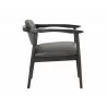 SUNPAN Westley Lounge Chair - Bravo Ash/Dorset Platinum/Leo Cabernet/Polo Club Muslin, Side Angle - SUNPAN Westley Lounge Chair - Bravo Ash/Dorset Platinum/Leo Cabernet/Polo Club Muslin, Side Angle