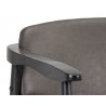 SUNPAN Westley Lounge Chair - Bravo Ash/Dorset Platinum/Leo Cabernet/Polo Club Muslin, Seat Close-up