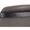 SUNPAN Westley Lounge Chair - Bravo Ash/Dorset Platinum/Leo Cabernet/Polo Club Muslin, Seat Back Close-up