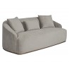 Astrid Sofa - Polo Club Stone - Angled View