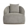 Astrid Armchair - Polo Club Stone - Front View