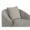 Astrid Armchair - Polo Club Stone - Seat Back Close-Up - Astrid Armchair - Polo Club Stone - Seat Back Close-Up