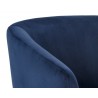 Treviso Swivel Lounge Chair - Metropolis Blue - Seat Arm Close-up