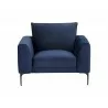 Virgo Armchair - Metropolis Blue - Front - Virgo Armchair - Metropolis Blue - Front