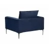 Virgo Armchair - Metropolis Blue - Back Angle - Virgo Armchair - Metropolis Blue - Back Angle