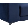 Virgo Armchair - Metropolis Blue - Leg Close-up