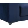 Virgo Armchair - Metropolis Blue - Leg Close-up - Virgo Armchair - Metropolis Blue - Leg Close-up