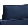 Virgo Armchair - Metropolis Blue - Seat Back - Virgo Armchair - Metropolis Blue - Seat Back