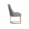 Florence Dining Chair - Bravo Metal - Side Angle - Florence Dining Chair - Bravo Metal - Side Angle