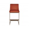 Holly Barstool - Abbington Burnt Orange - Front