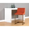 Holly Counter Stool - Abbington Burnt Orange - Lifestyle