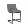 Holly Counter Stool - Zenith Graphite Grey - Angled View - Holly Counter Stool - Zenith Graphite Grey - Angled View