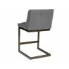 Holly Counter Stool - Zenith Graphite Grey - Back Angle - Holly Counter Stool - Zenith Graphite Grey - Back Angle