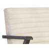 Peyton Lounge Chair - Bravo Cream - Seat Back Close-Up