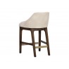 Kace Counter Stool - Bravo Cream - Back Angle