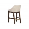 Kace Counter Stool - Bravo Cream - Back Angle