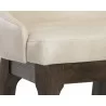 Kace Counter Stool - Bravo Cream - Seat Foam Close-up - Kace Counter Stool - Bravo Cream - Seat Foam Close-up