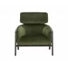 Maximus Lounge Chair - Moss Green - Front - Maximus Lounge Chair - Moss Green - Front