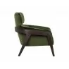 Maximus Lounge Chair - Moss Green - Side Angle - Maximus Lounge Chair - Moss Green - Side Angle