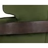 Maximus Lounge Chair - Moss Green - Seat Frame Close-Up - Maximus Lounge Chair - Moss Green - Seat Frame Close-Up