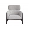 Maximus Lounge Chair - Polo Club Stone / Overcast Grey - Front View