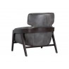 Maximus Lounge Chair - Polo Club Stone / Overcast Grey - Back Angle