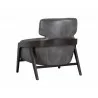 Maximus Lounge Chair - Polo Club Stone / Overcast Grey - Back Angle - Maximus Lounge Chair - Polo Club Stone / Overcast Grey - Back Angle